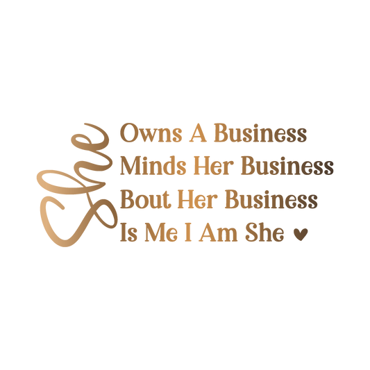 She Owns A Business